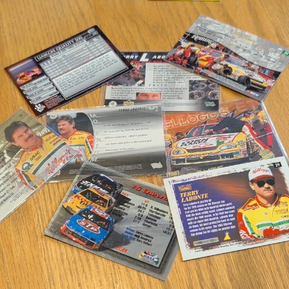 Terry Labonte Kellogg's Racing Collectible Cards - Picture 7 of 8